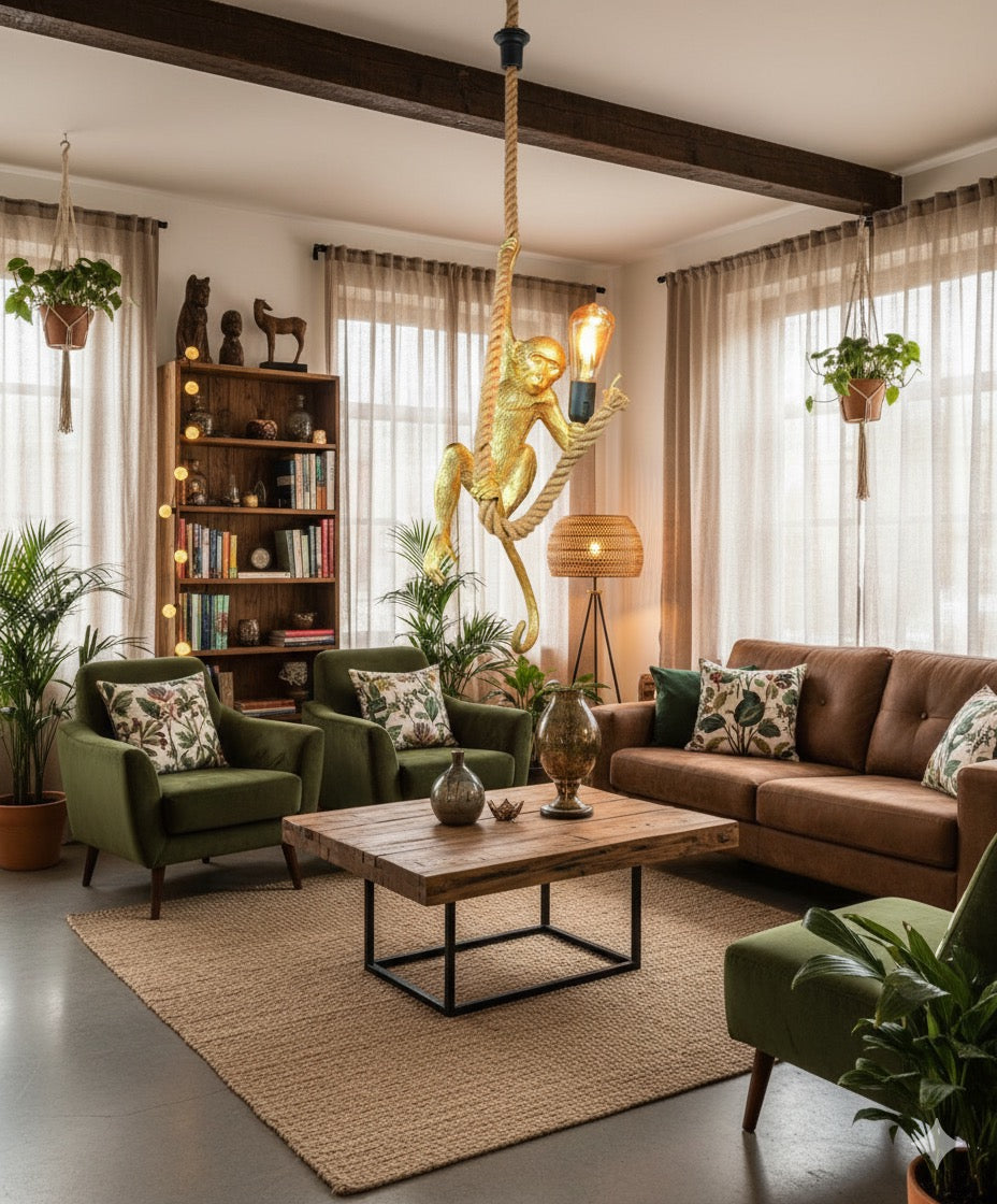 Monkey Hanging Light