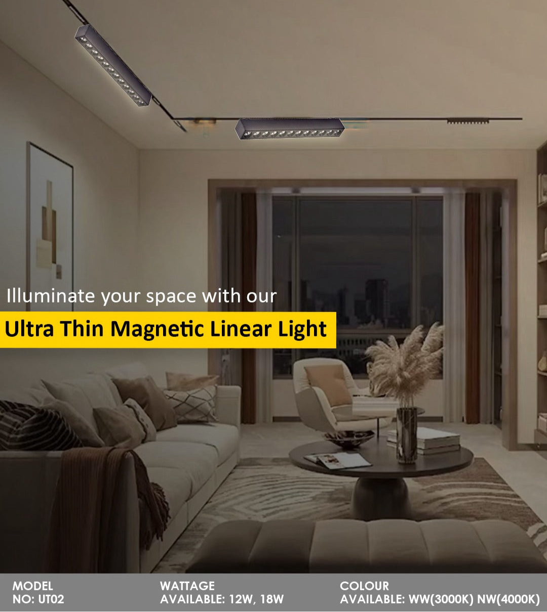 Ultra Thin magnetic Linear Light