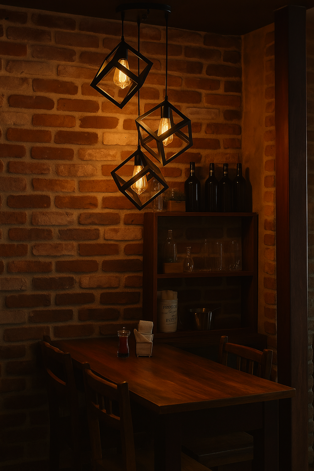 Cubical Hanging Led Lamp