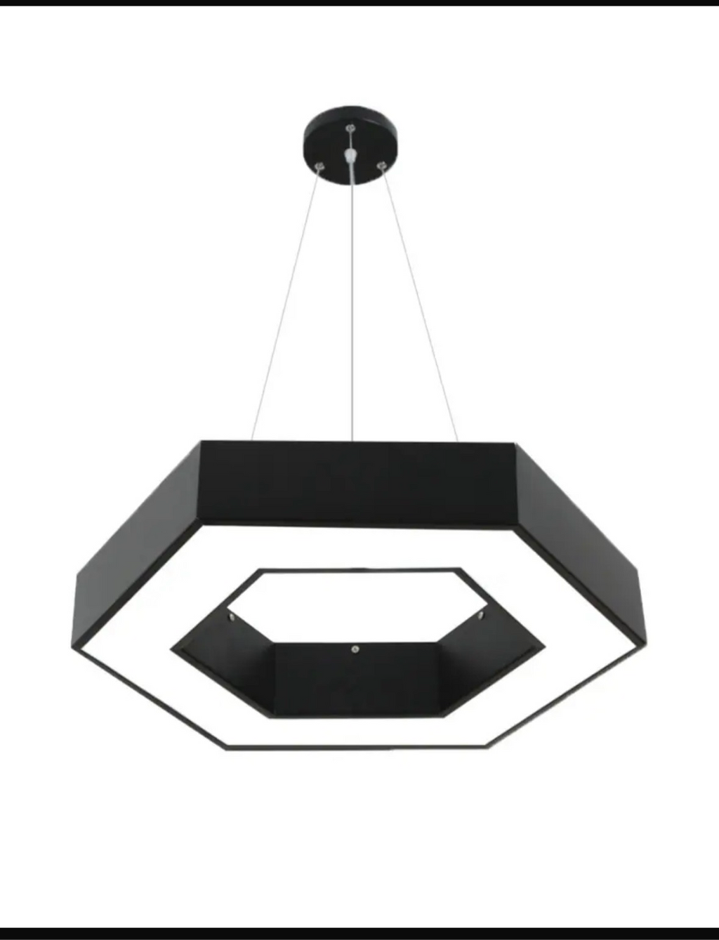 Hanging Shapes Office/Gym  LED lights
