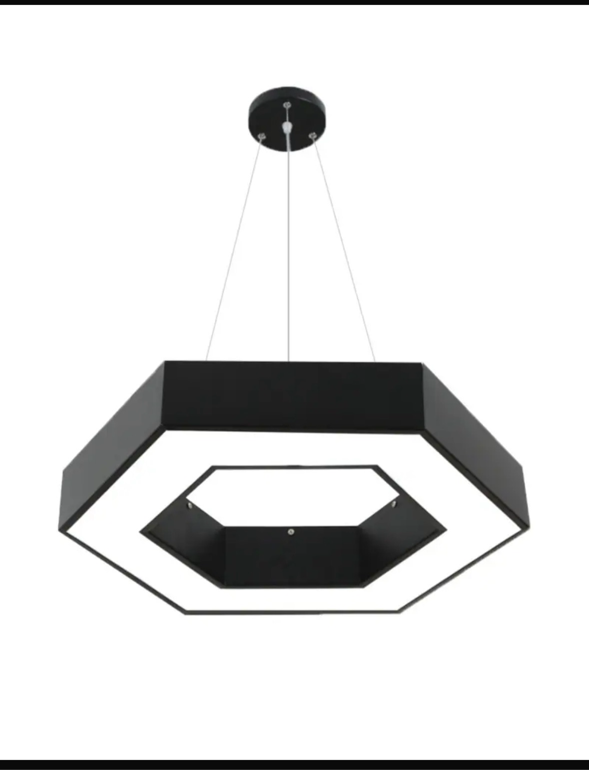 Hanging Shapes Office/Gym  LED lights