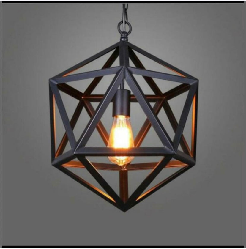 Geometric hanging Pendant Light