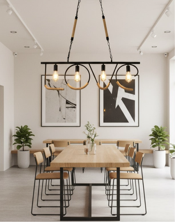 Love in Lights Industrial Led Hanging Light