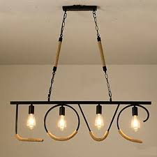 Love in Lights Industrial Led Hanging Light