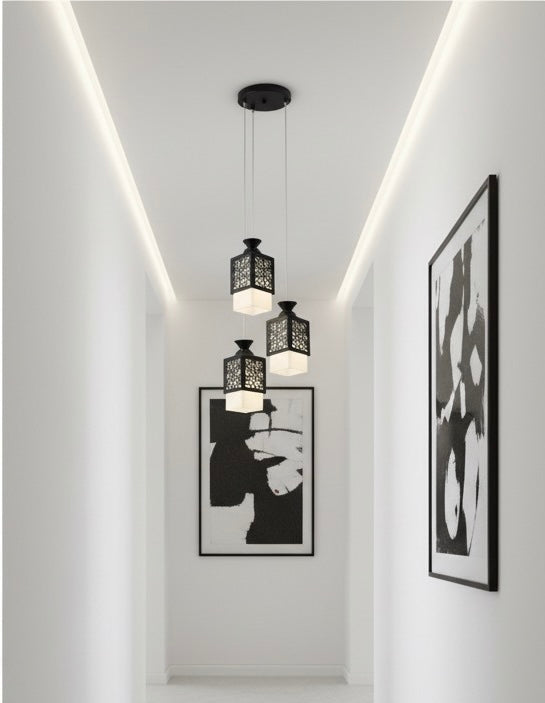 Lattice Lantern Cluster Hannging Light