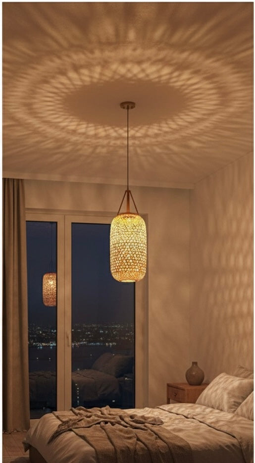 Handcrafted Rattan Pendant Light