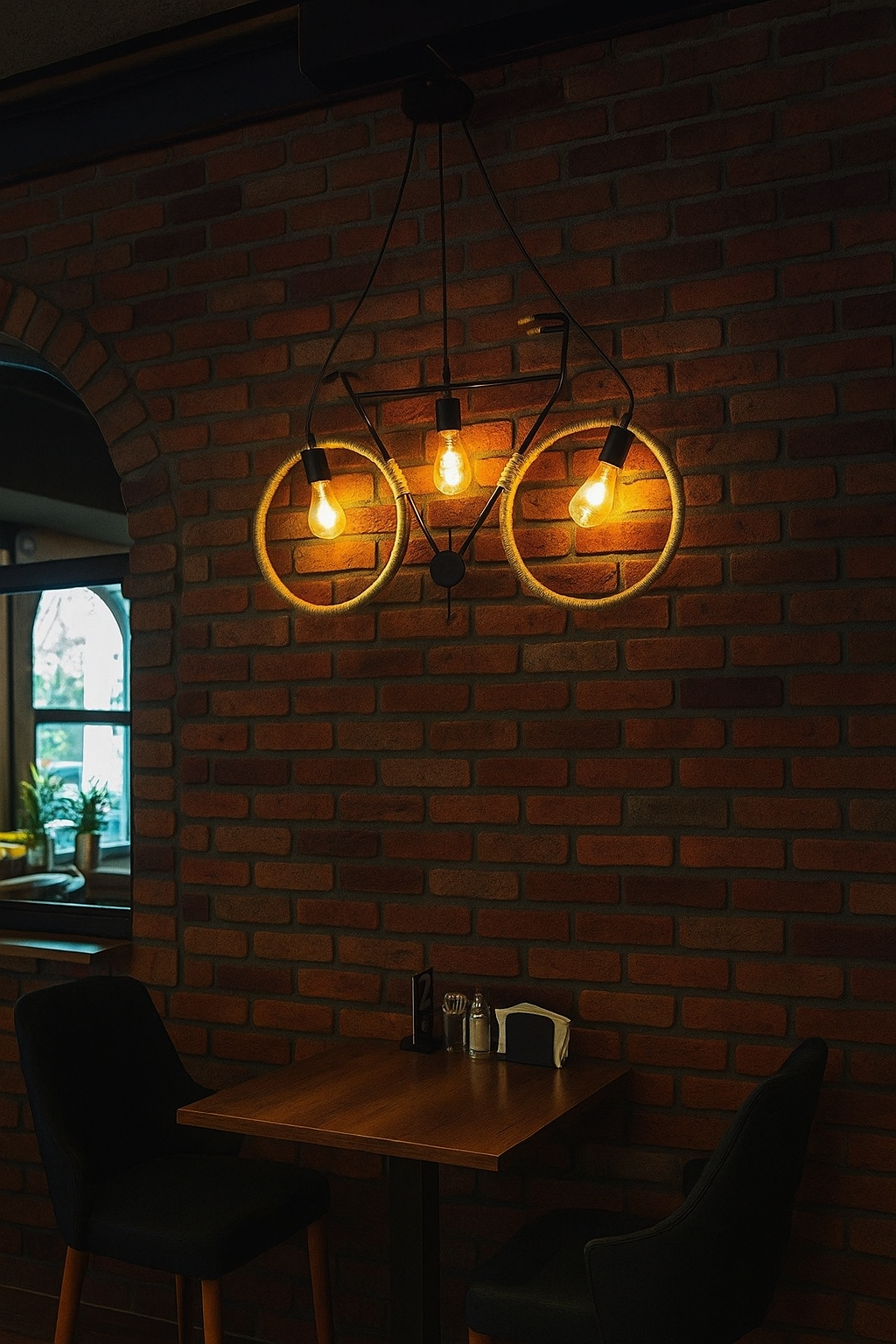 Rope Cycle Hanging Light